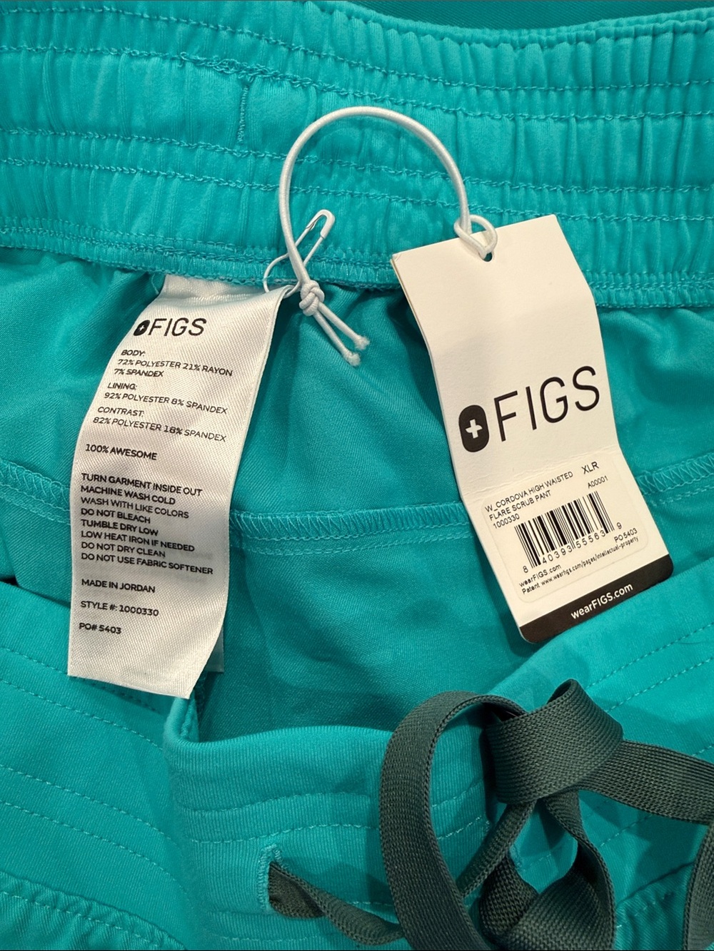 FIGS Cordova high waisted flare scrub pants XL NWT - Picture 3 of 8